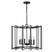 Acclaim Lighting - IN10051BK - Eight Light Pendant - Rhian - Matte Black