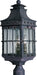 Maxim - 30080CDCF - Three Light Outdoor Pole/Post Lantern - Nantucket - Country Forge