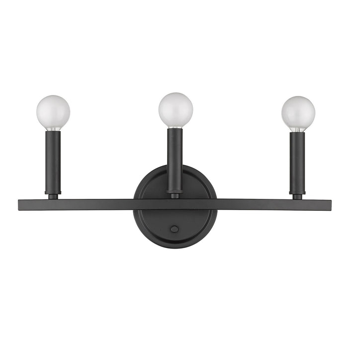 Acclaim Lighting - IN41155BK - Three Light Vanity - Sawyer - Matte Black