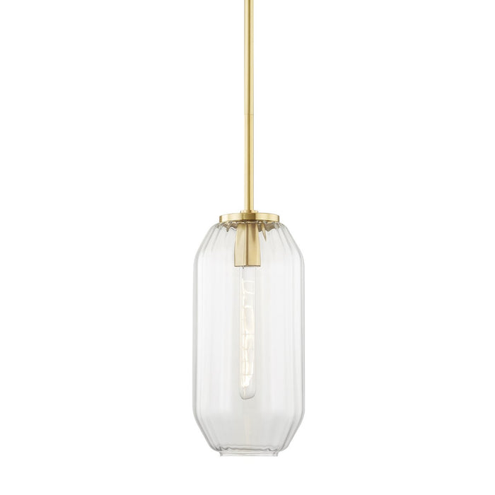 Hudson Valley - 1508-AGB - One Light Pendant - Bennett - Aged Brass