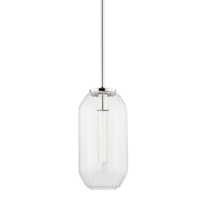 Hudson Valley - 1508-PN - One Light Pendant - Bennett - Polished Nickel