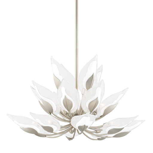 Hudson Valley - 4840-SL - 20 Light Chandelier - Blossom - Silver Leaf