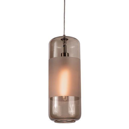 AFX Lighting - HRP06MBSNBR - One Light Pendant - Hermosa - Satin Nickel