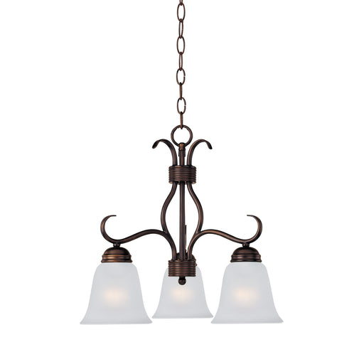 Maxim - 10122FTOI - Three Light Chandelier - Basix - Oil Rubbed Bronze