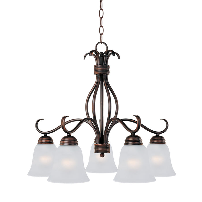 Maxim - 10124FTOI - Five Light Chandelier - Basix - Oil Rubbed Bronze