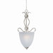 Maxim - 10130FTSN - Two Light Entry Foyer Pendant - Basix - Satin Nickel