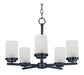 Maxim - 10205FTBK - Five Light Chandelier - Corona - Black