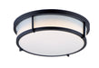 Maxim - 10272WTBK - Two Light Flush Mount - Rogue E26 - Black