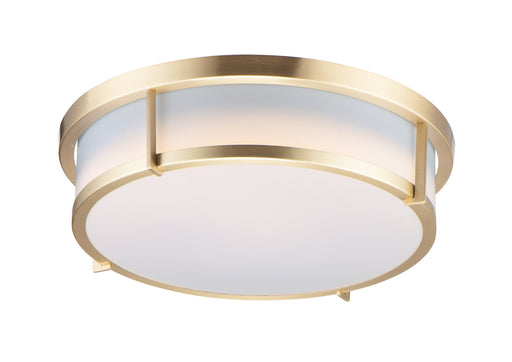 Maxim - 10272WTSBR - Two Light Flush Mount - Rogue E26 - Satin Brass