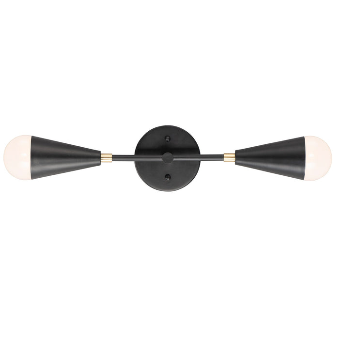 Maxim - 11262BKSBR/BUL - LED Wall Sconce - Lovell - Black / Satin Brass