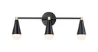 Maxim - 11263BKSBR/BUL - LED Bath Vanity - Lovell - Black / Satin Brass