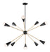 Maxim - 11268BKSBR/BUL - LED Pendant - Lovell - Black / Satin Brass