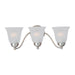 Maxim - 2122FTSN - Three Light Bath Vanity - Basix - Satin Nickel