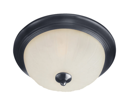 Maxim - 5831FTBK - Two Light Flush Mount - Essentials - 583x - Black