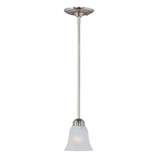 Maxim - 91011FTSN - One Light Mini Pendant - Basix - Satin Nickel