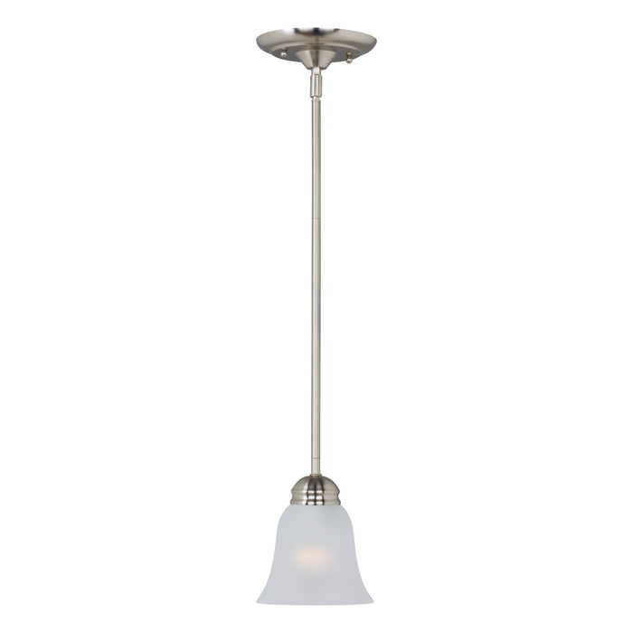 Maxim - 91011FTSN - One Light Mini Pendant - Basix - Satin Nickel