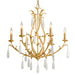 Corbett Lighting - 293-06-GL - Six Light Chandelier - Prosecco - Gold Leaf