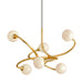 Corbett Lighting - 294-06-GL - Six Light Chandelier - Signature - Gold Leaf