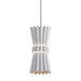 Corbett Lighting - 313-41-GSW - One Light Pendant - Moxy - Gesso White