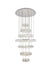 Elegant Lighting - 3503G34C - LED Chandelier - Monroe - Chrome