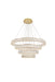 Elegant Lighting - 3503G41G - LED Chandelier - Monroe - Gold