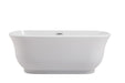 Elegant Lighting - BT10259GW - Bathtub - Coralie - Glossy White
