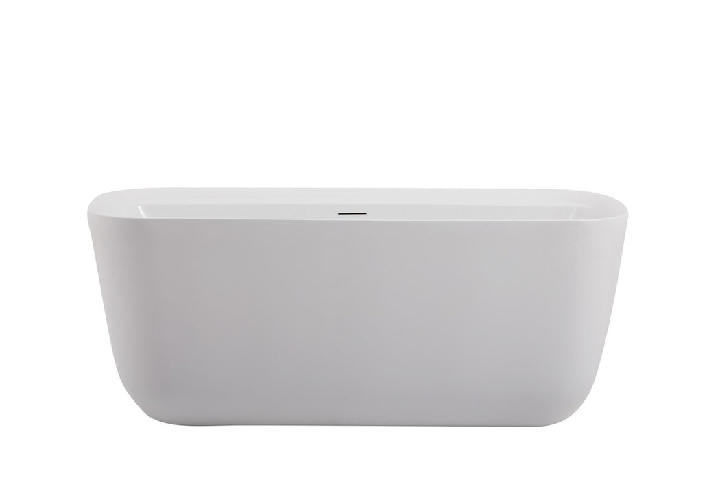 Elegant Lighting - BT10559GW - Bathtub - Calum - Glossy White