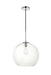 Elegant Lighting - LD2216C - One Light Pendant - BAXTER - Chrome And Clear