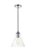 Elegant Lighting - LD2244C - One Light Pendant - DESTRY - Chrome And Clear