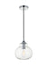 Elegant Lighting - LD2245C - One Light Pendant - DESTRY - Chrome And Clear