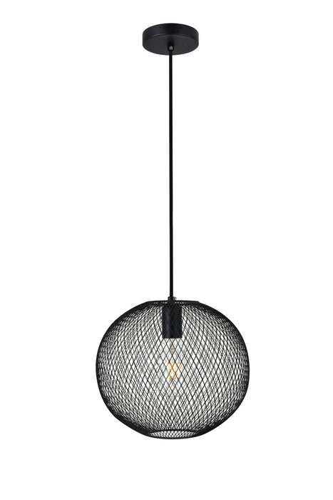 Elegant Lighting - LD2250BK - One Light Pendant - KELLER - Black