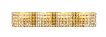 Elegant Lighting - LD7018BR - Four Light Wall Sconce - Ollie - Brass And Clear Crystals