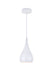 Elegant Lighting - LDPD2001WH - One Light Pendant - Nora - White