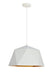 Elegant Lighting - LDPD2082 - One Light Pendant - Arden - White And Golden Inside