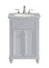 Elegant Lighting - VF12324GR - Single Bathroom Vanity Set - Otto - Light Grey