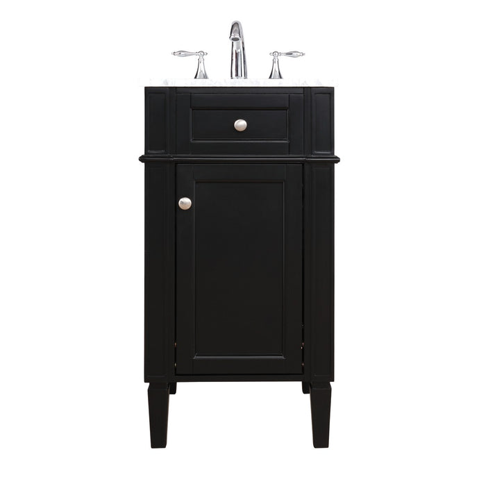 Elegant Lighting - VF12518BK - Bathroom Vanity Set - Park Avenue - Black