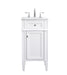 Elegant Lighting - VF12518WH - Single Bathroom Vanity Set - Park Avenue - White