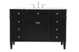 Elegant Lighting - VF12548BK - Bathroom Vanity Set - Park Avenue - Black