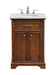 Elegant Lighting - VF15024TK - Single Bathroom Vanity Set - Americana - Teak