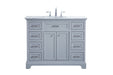 Elegant Lighting - VF15042GR - Single Bathroom Vanity Set - Americana - Light Grey