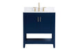 Elegant Lighting - VF16030BL-BS - Bathroom Vanity Set - Aubrey - Blue