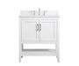 Elegant Lighting - VF16030WH-BS - Bathroom Vanity Set - Aubrey - White