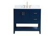 Elegant Lighting - VF16036BL-BS - Bathroom Vanity Set - Aubrey - Blue