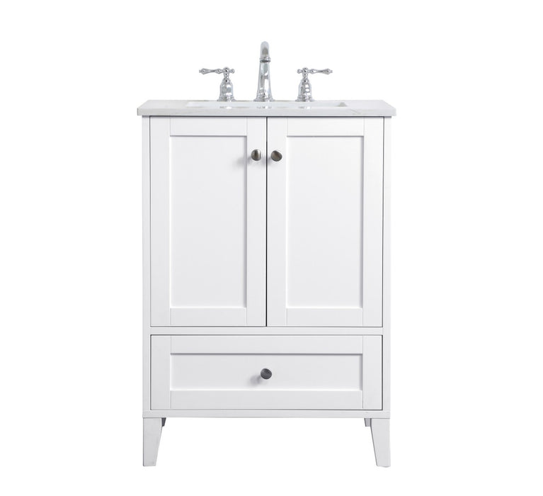 Elegant Lighting - VF18024WH - Single Bathroom Vanity - Sommerville - White