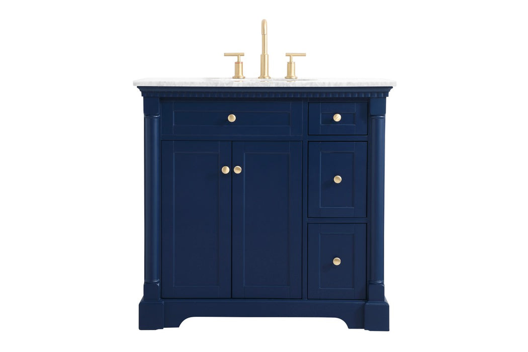 Elegant Lighting - VF53036BL - Bathroom Vanity Set - Clarence - Blue
