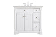 Elegant Lighting - VF53036WH - Bathroom Vanity Set - Clarence - White