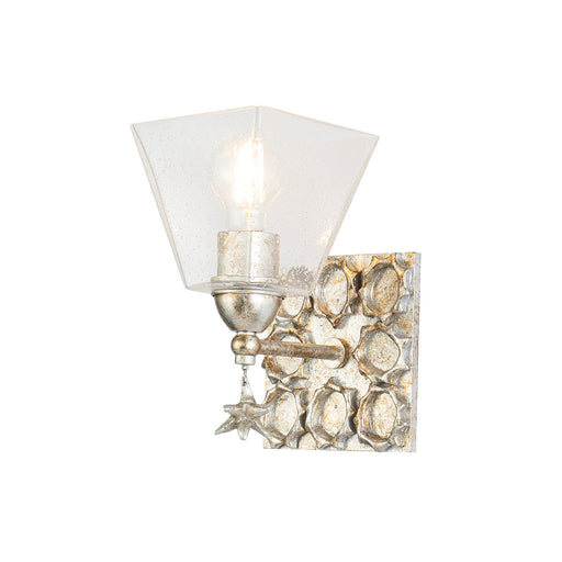 Lucas + McKearn - BB1002S-1 - One Light Wall Sconce - Star - Silver Leaf