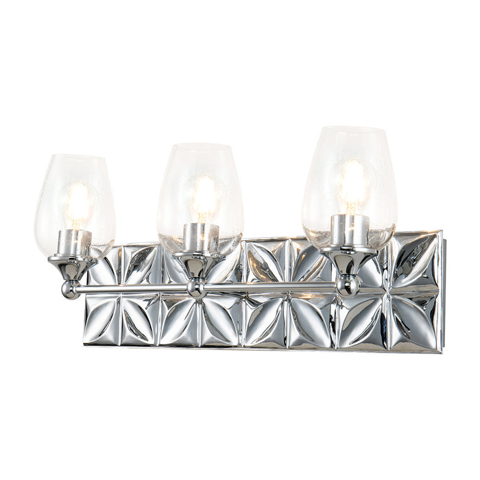 Lucas + McKearn - BB1300PC-3 - Three Light Vanity - Epsilon - Polished Chrome