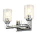 Lucas + McKearn - BB80122PC-2 - Two Light Vanity - Rampart - Polished Chrome