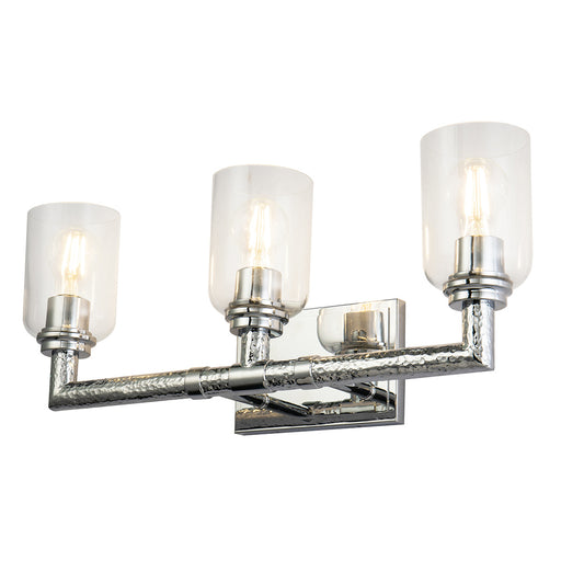 Lucas + McKearn - BB80122PC-3 - Three Light Vanity - Rampart - Polished Chrome